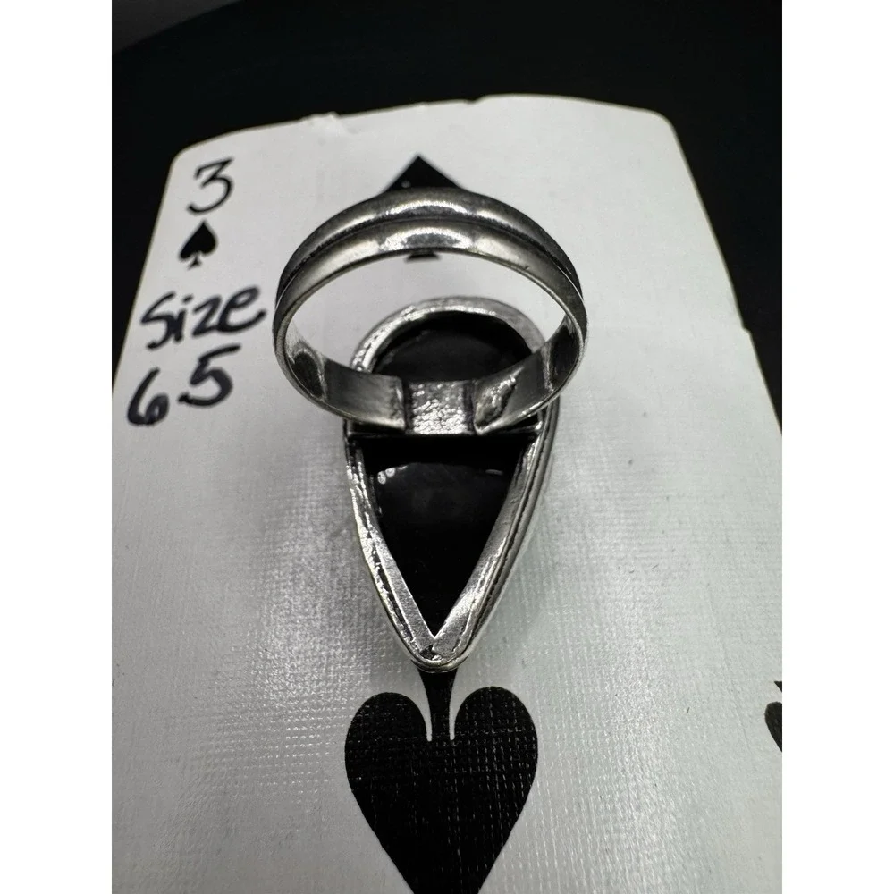 Natural‎ Stone Statement Ring Size 6.5